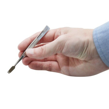 Amscope 4 3/8 in. General Purpose Spade Smooth Tip Tweezers TW-487-05PK